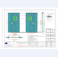 五加醫用病房門